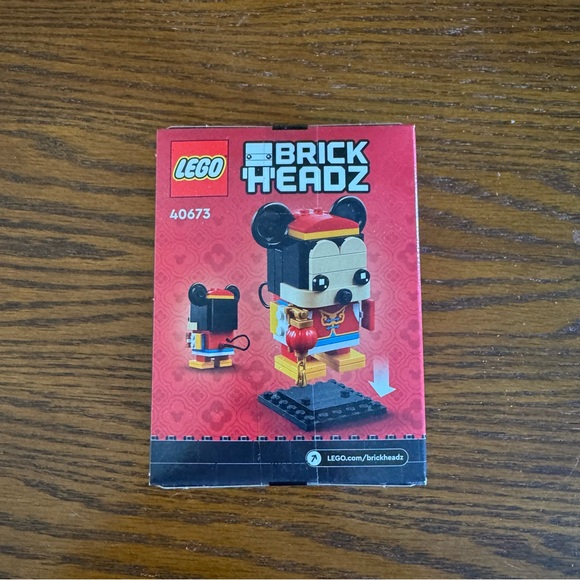 Unopened Discontinued LEGO BRICKHEADZ: Spring Festival Mickey Mouse (40673) - Picture 6 of 6